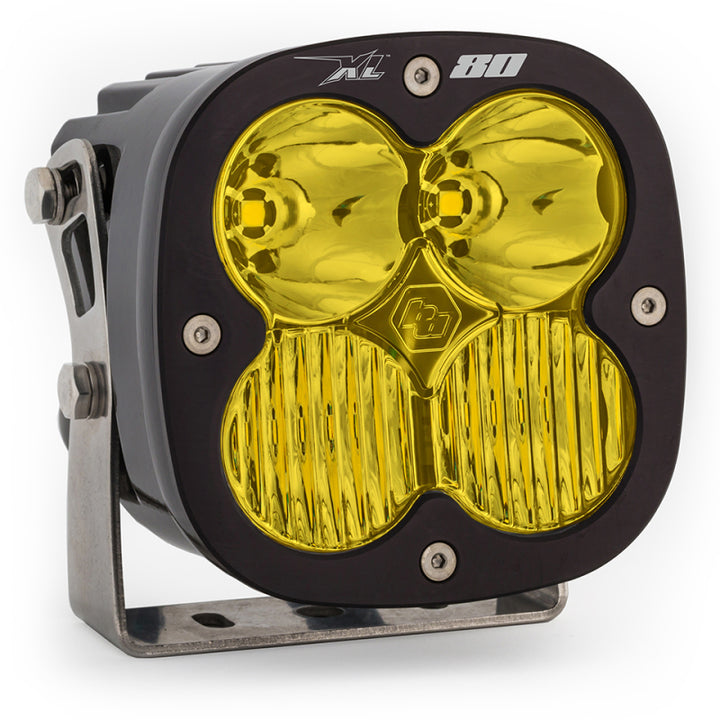 Baja Designs XL80 Driving/Combo LED Light Pods - Amber - Bull Strap