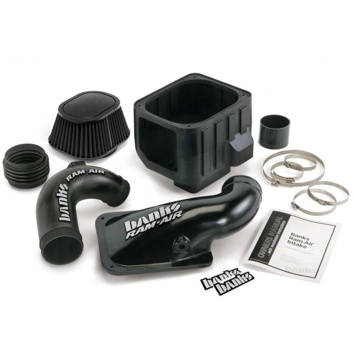 Banks Power 04-05 Chevy 6.6L LLY Ram-Air Intake System - Dry Filter - Bull Strap