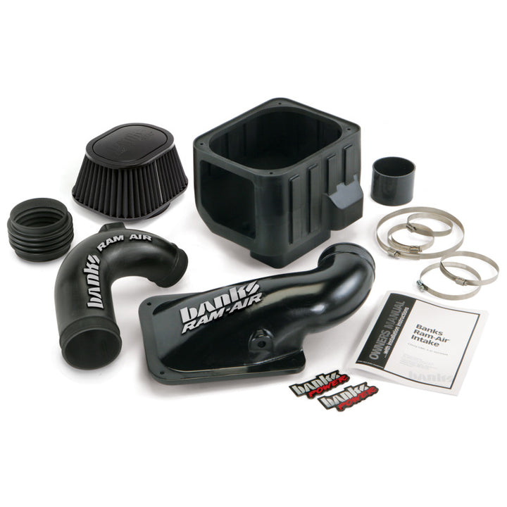 Banks Power 04-05 Chevy 6.6L LLY Ram-Air Intake System - Dry Filter - Bull Strap