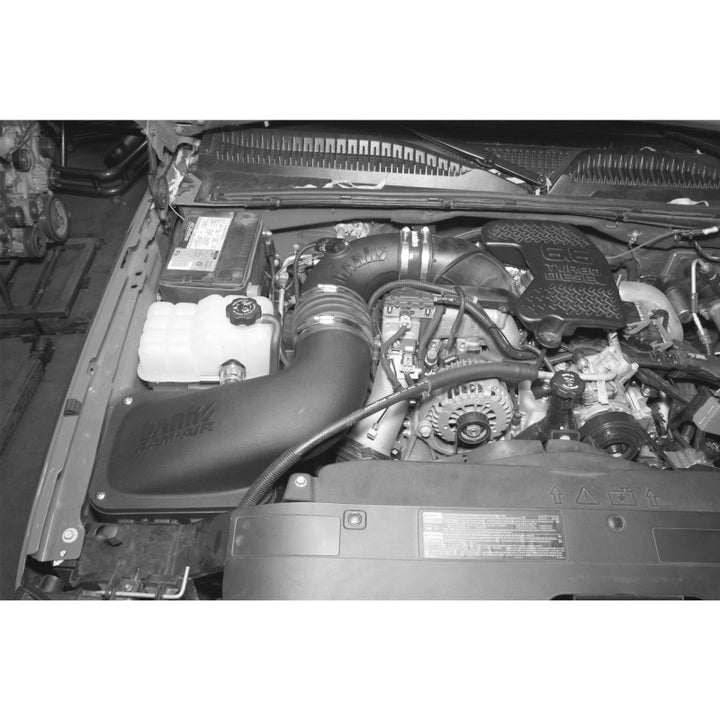 Banks Power 06-07 Chevy 6.6L LLY/LBZ Ram-Air Intake System - Dry Filter - Bull Strap