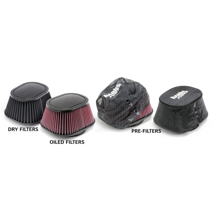 Banks Power 06-07 Chevy 6.6L LLY/LBZ Ram-Air Intake System - Dry Filter - Bull Strap