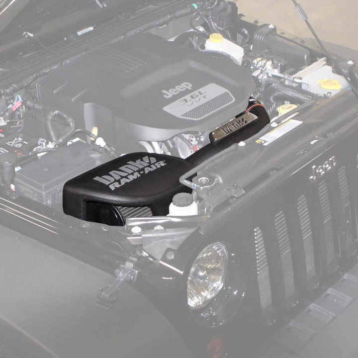 Banks Power 12-15 Jeep 3.6L Wrangler Ram-Air Intake System - Dry Filter - Bull Strap