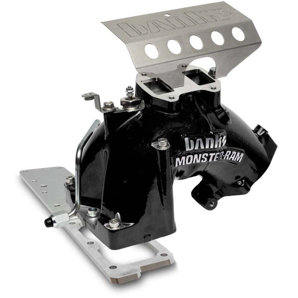 Banks Power 13-18 Ram 6.7L Monster-Ram Intake System Gen-2 w/Fuel Line - Black w/Heater System - Bull Strap