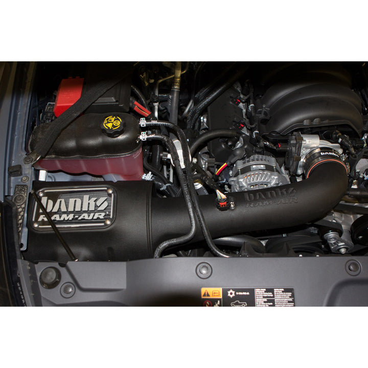 Banks Power 14-15 Chev/GMC-1500 15-SUV 5.3 & 6.2L Gas Ram-Air Intake System - Dry Filter - Bull Strap