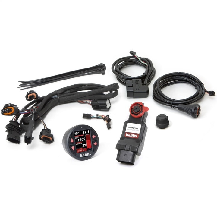 Banks Power 14-18 Jeep Grand Cherokee / Ram 1500 3.0L EcoDiesel Derringer Tuner (Gen 2) w/ iDash 1.8 - Bull Strap