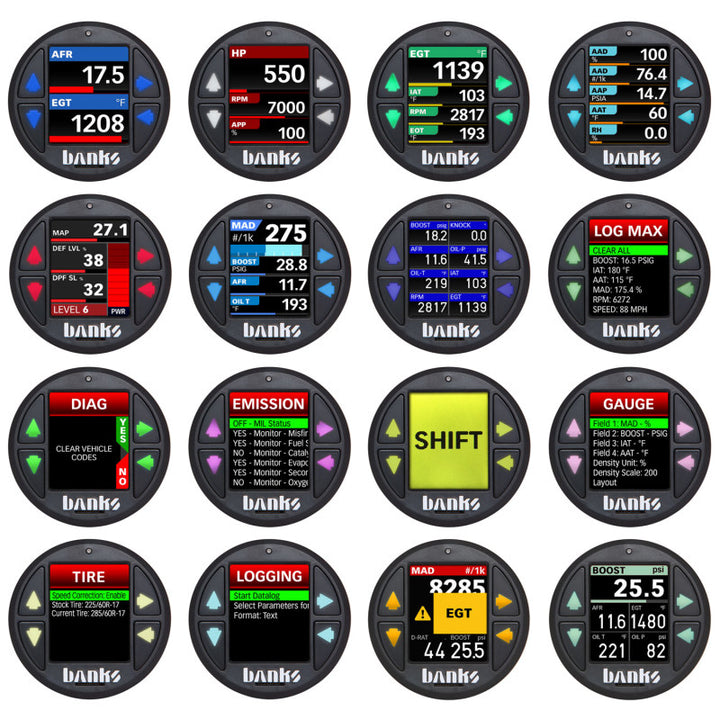 Banks Power 17-19 Ford F250/F350 6.7L Power Stroke Derringer Tuner (Gen 2) w/ Super Gauge - Bull Strap