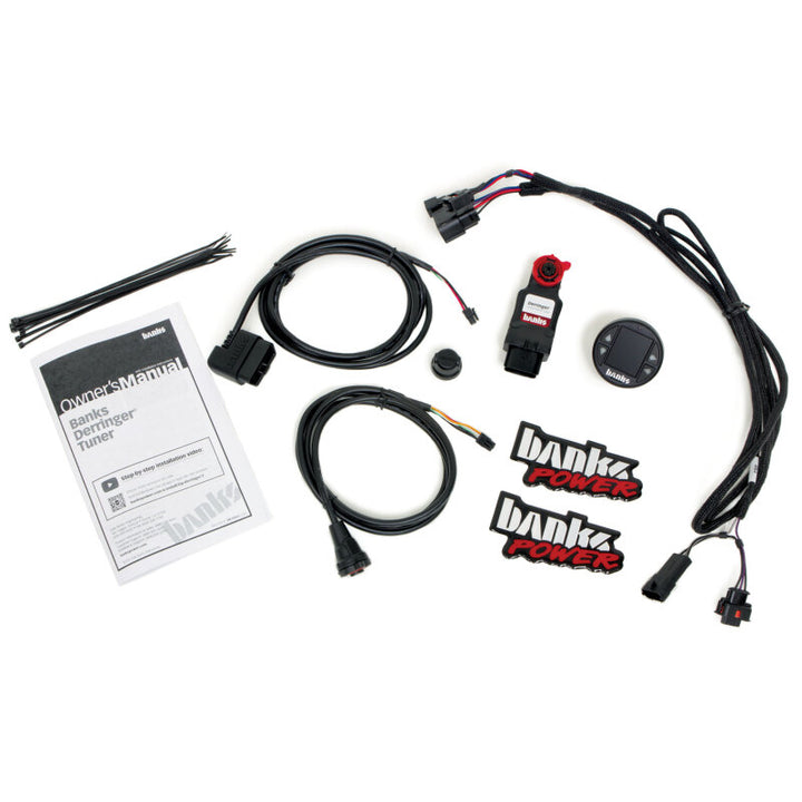 Banks Power 17-19 Ford F250/F350 6.7L Power Stroke Derringer Tuner (Gen 2) w/ Super Gauge - Bull Strap
