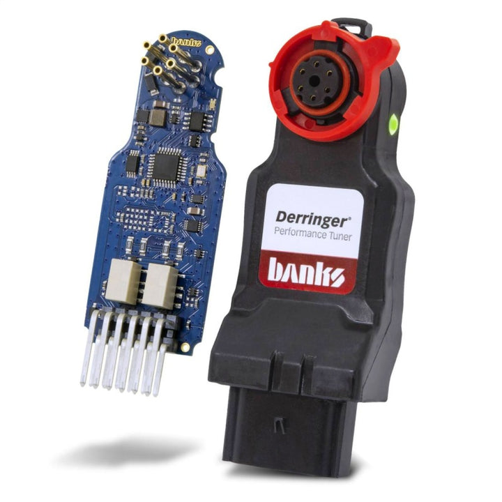 Banks Power 17-19 Ford F250/F350 6.7L Power Stroke Derringer Tuner (Gen 2) w/ Super Gauge - Bull Strap