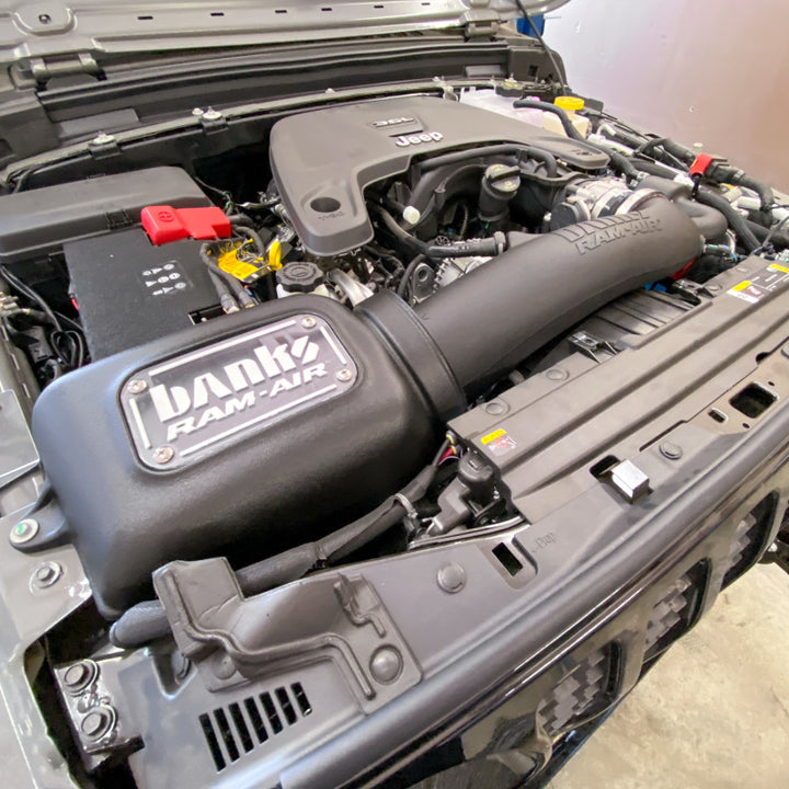 Banks Power 18-20 Jeep 3.6L Wrangler (JL) Ram-Air Intake System - Dry Filter - Bull Strap