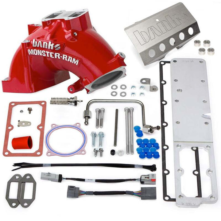 Banks Power 19-24 Ram 2500/3500 6.7L Diesel Monster-Ram Intake System - Red - Bull Strap