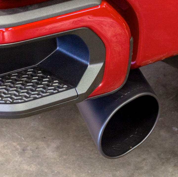 Banks Power 20-21 Chevy/GMC 2500/3500 6.6L Monster Exhaust System - Black Tip - Bull Strap