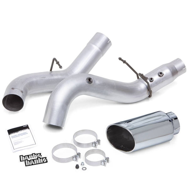 Banks Power 20-21 Chevy/GMC 2500/3500 6.6L Monster Sport Exhaust System - Bull Strap