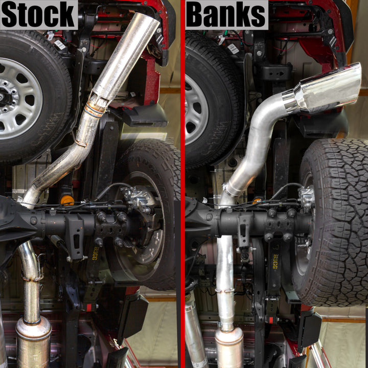 Banks Power 20-21 Chevy/GMC 2500/3500 6.6L Monster Sport Exhaust System - Bull Strap