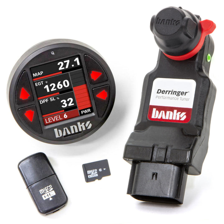 Banks Power 20-21 Ram 1500 3.0L Eco Derringer (Gen 2) w/ iDash 1.8 DataMonster - Bull Strap
