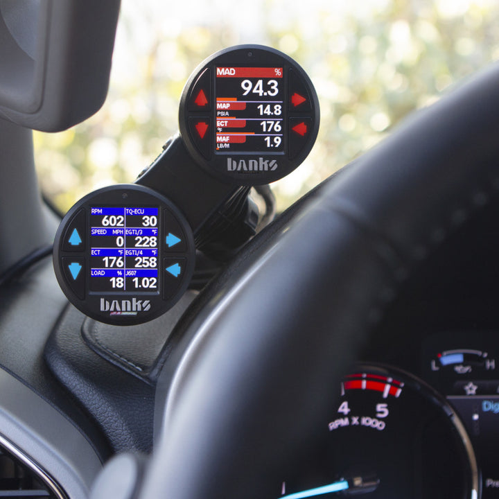 Banks Power 20-21 Ram 1500 3.0L Eco Derringer (Gen 2) w/ iDash 1.8 DataMonster - Bull Strap
