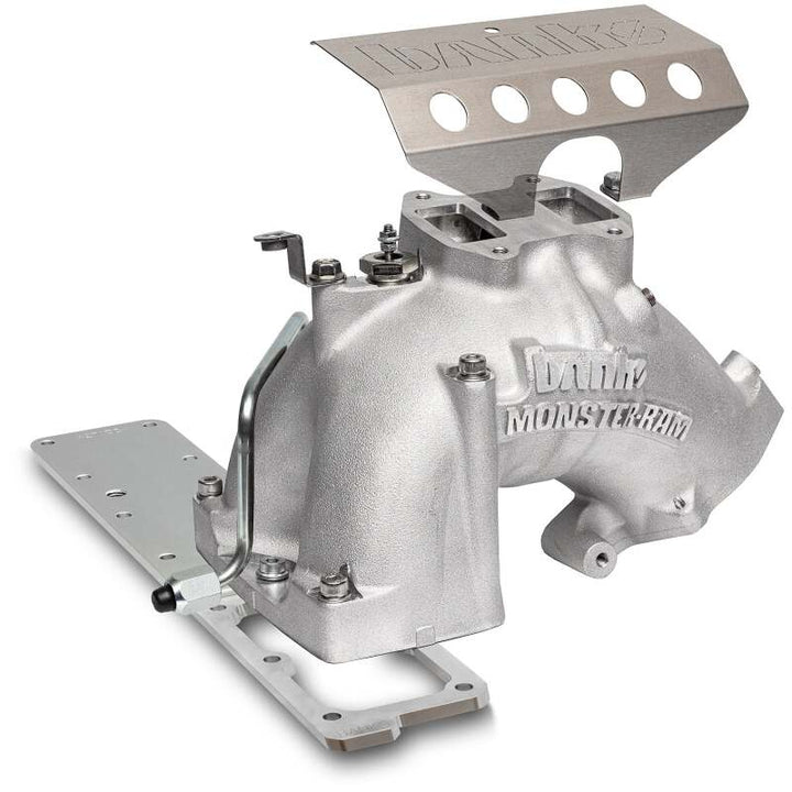 Banks Power 2007.5-2012 Ram 6.7L Monster-Ram Intake System Gen-2 w/Fuel Line-Natural w/Heater System - Bull Strap