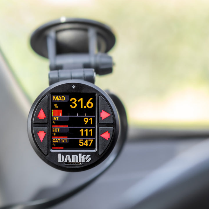 Banks Power 52mm Single Gauge Pod Kit w/ Sticky Base - Bull Strap