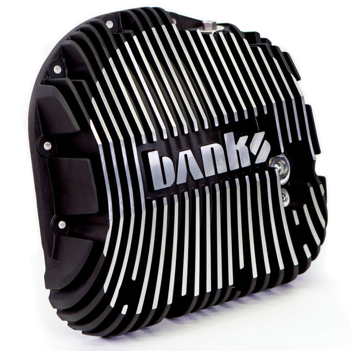 Banks Power 85-19 Ford F250/ F350 10.25in 12 Bolt Black Milled Differential Cover Kit - Bull Strap