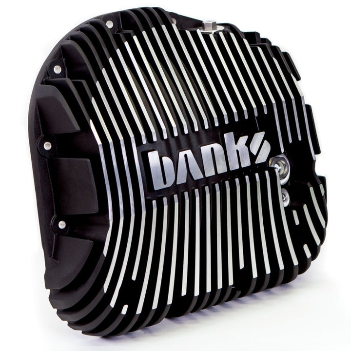 Banks Power 85-19 Ford F250/ F350 10.25in 12 Bolt Black Milled Differential Cover Kit - Bull Strap