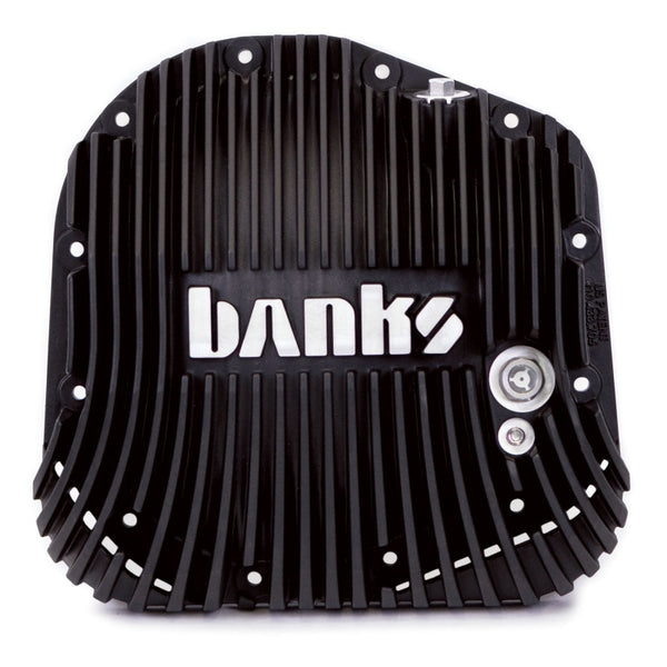 Banks Power 85-19 Ford F250/ F350 10.25in 12 Bolt Black-Ops Differential Cover Kit - Bull Strap