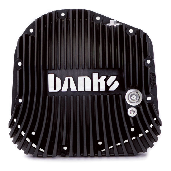Banks Power 85-19 Ford F250/ F350 10.25in 12 Bolt Black-Ops Differential Cover Kit - Bull Strap