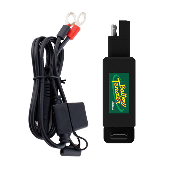 Battery Tender Ring Terminal USB Charger Combo Pack - Bull Strap