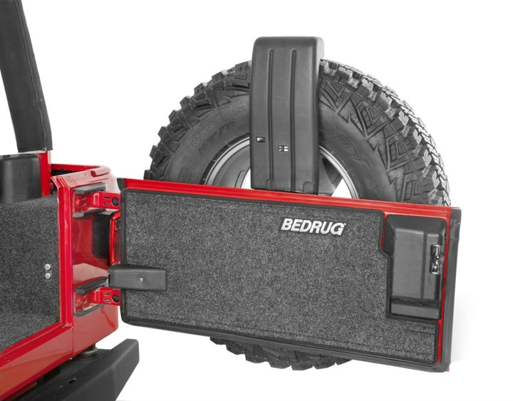 BedRug 03-06 Jeep LJ Unlimited Rear 4pc Cargo Kit (Incl Tailgate & Tub Liner) - Bull Strap
