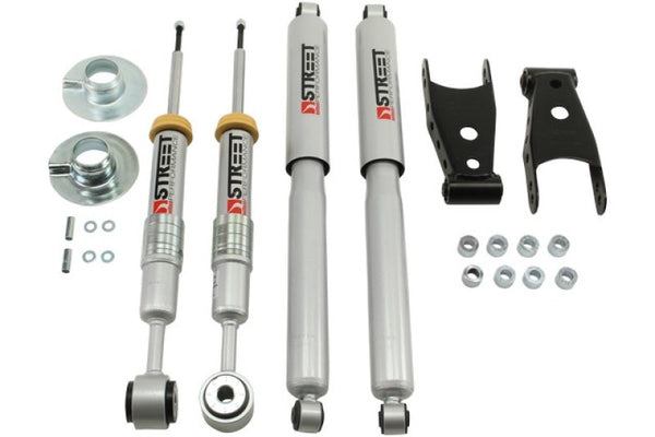 Belltech 09-13 Ford F150 (All Cabs) 4WD LOWERING KIT WITH SP SHOCKS (3in Rear Drop) - Bull Strap