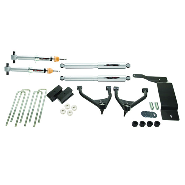 Belltech 16-18 Chevrolet Silverado / GMC Sierra 1500 4WD 4in Suspension Lift Kit w/ Shocks - Bull Strap