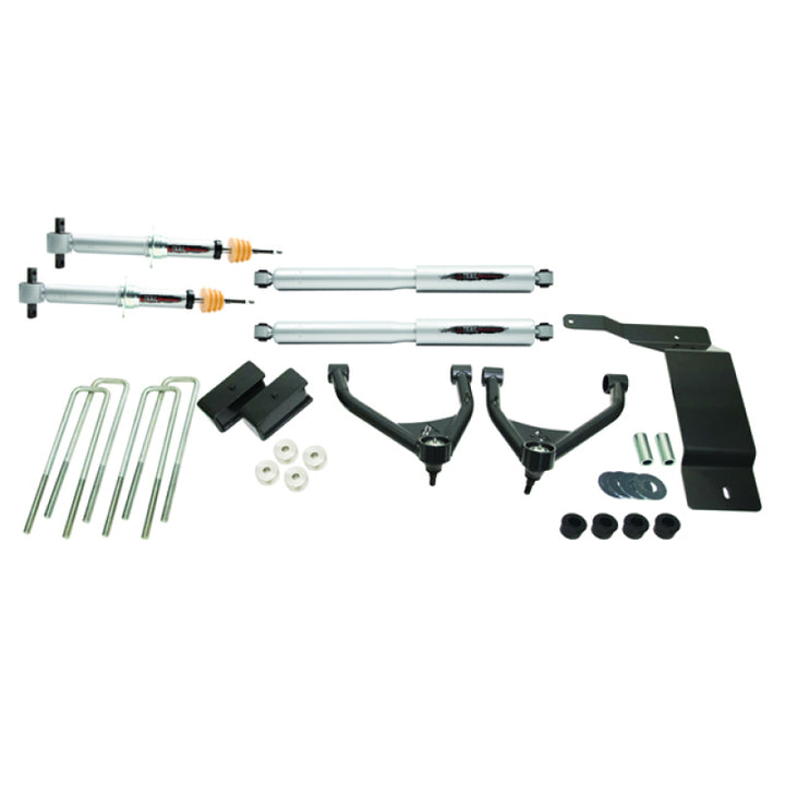 Belltech 16-18 Chevrolet Silverado / GMC Sierra 1500 4WD 4in Suspension Lift Kit w/ Shocks - Bull Strap
