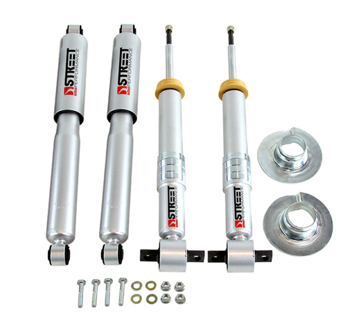 Belltech 2015 Ford F150 SuperCab Street Performance Lowered Shock Absorber Set - Bull Strap
