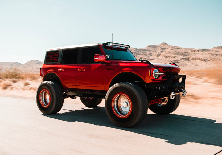 Belltech 2021+ Ford Bronco 4WD (w/o Sasquatch PKG) Forged Control Arm Kit - Bull Strap