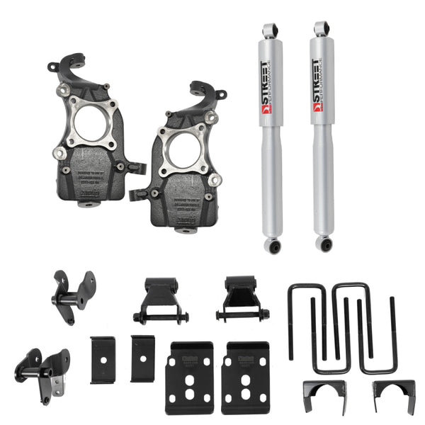 Belltech 2021+ Ford F-150 2WD Lowering Kit w/ Street Performance Shocks - Bull Strap