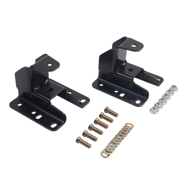 Belltech HANGER KIT 99-17 Chevy Silverado / GMC Sierra 1500 1in-2in Rear Lift - Bull Strap