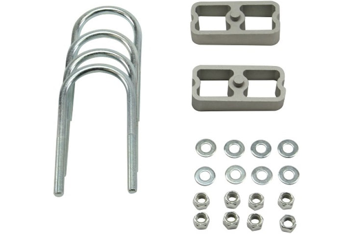 Belltech LOWERING BLOCK KIT 1inch WITH 2 DEGREE ANGLE - Bull Strap