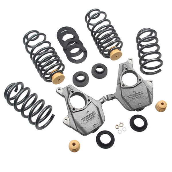 Belltech LOWERING KIT 14-17 GM SUV w/o Magnetic Ride 2-4inF - 4inR - Bull Strap
