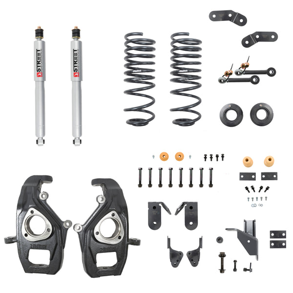 Belltech LOWERING KIT 2019+ Ram 1500 2WD/4WD -2in F / 3-4in R - Bull Strap