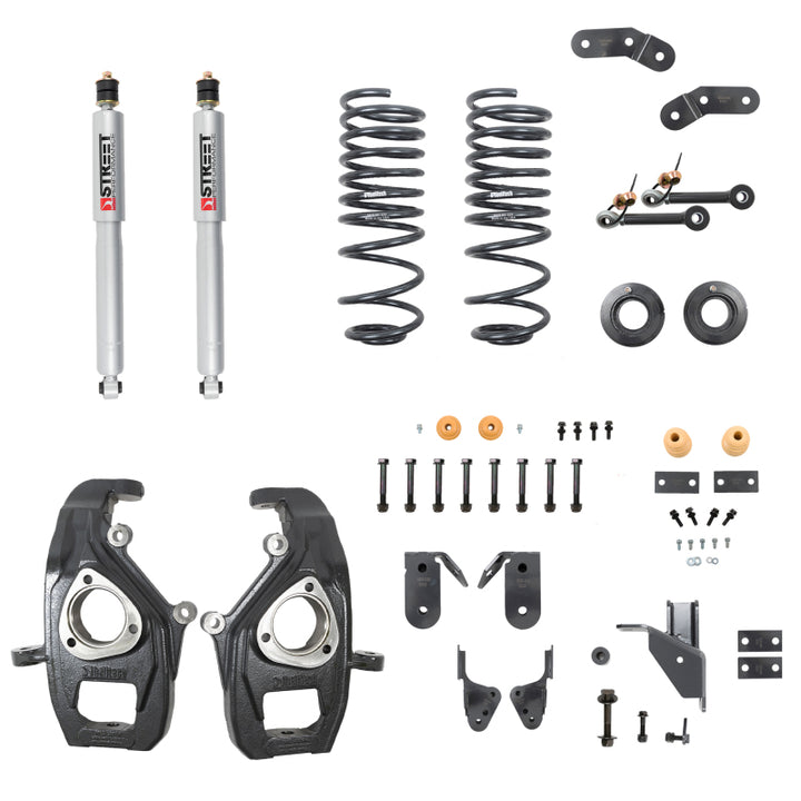 Belltech LOWERING KIT 2019+ Ram 1500 2WD/4WD -2in F / 3-4in R - Bull Strap