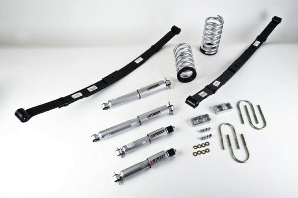 Belltech LOWERING KIT 82-93 S10 2inch-3inch/4inch SP SHOCKS - Bull Strap