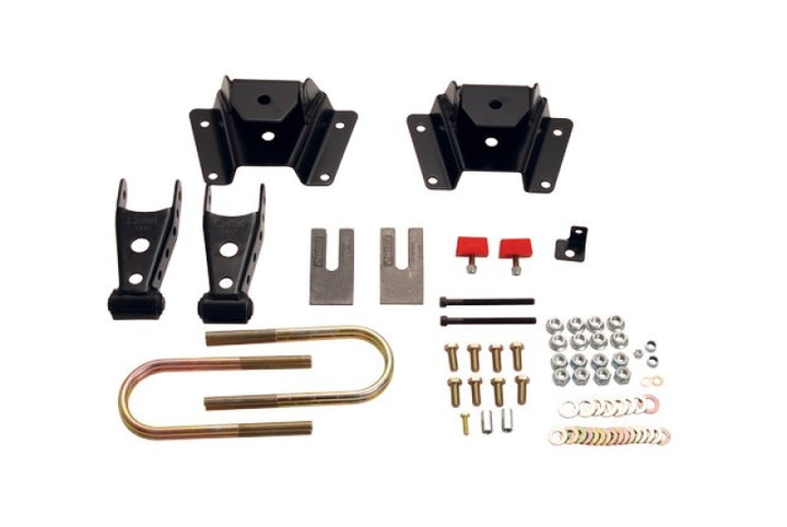 Belltech SHACKLE AND HANGER KIT 97-03 F150 ALL 4inch - Bull Strap