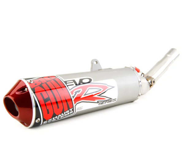 Big Gun 04-09/12-13 Yamaha YFZ 450 EVO R Series Slip On Exhaust - Bull Strap