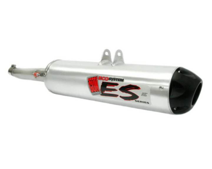 Big Gun 07-13 Honda RANCHER 420 ECO Series Slip On Exhaust - Bull Strap