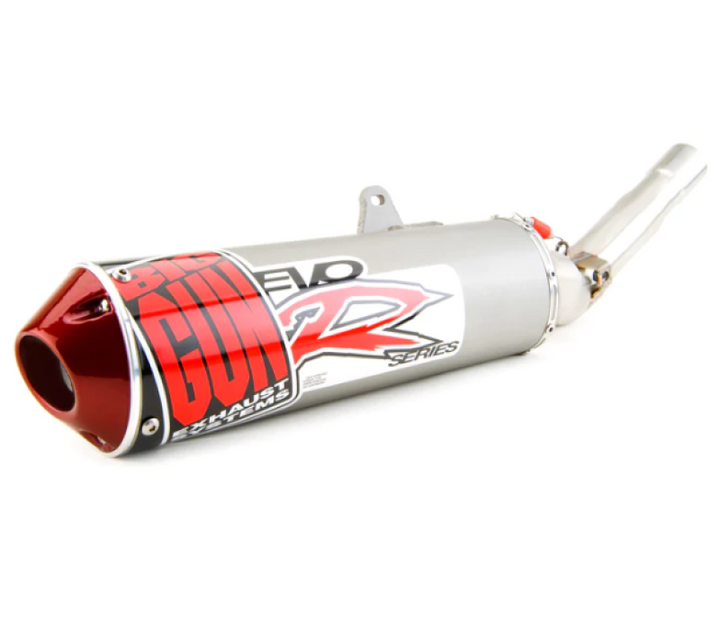 Big Gun 08-16 Yamaha WR 250X/R EVO R Series Slip On Exhaust - Bull Strap