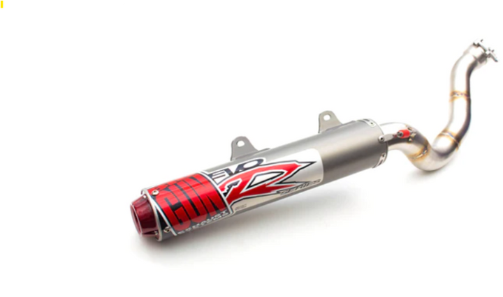 Big Gun 09-23 Yamaha YFZ 450R EVO R Series Slip On Exhaust - Bull Strap