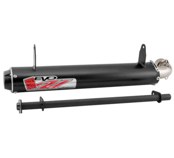 Big Gun 11-14 Polaris RZR XP 900/RZR XP 4 900 EVO U Series Slip On Exhaust - Bull Strap