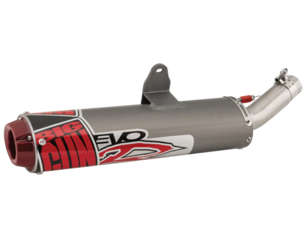 Big Gun 99-14 Honda TRX 400EX/X EVO R Series Slip On Exhaust - Bull Strap