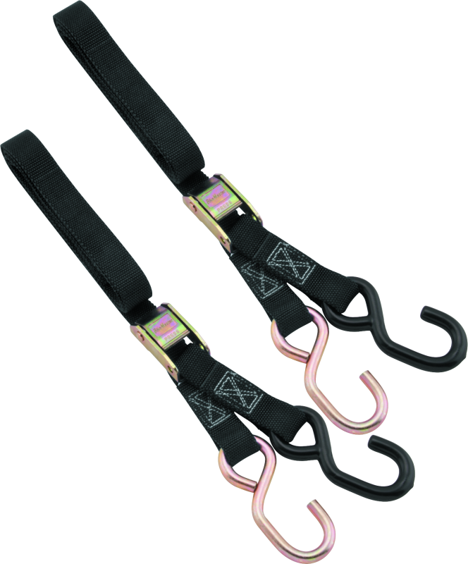 BikeMaster 1x72in Tiedown 20pc Carton - Black - Bull Strap
