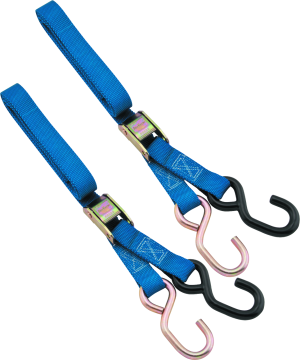 BikeMaster 1x72in Tiedown 20pc Carton - Blue - Bull Strap