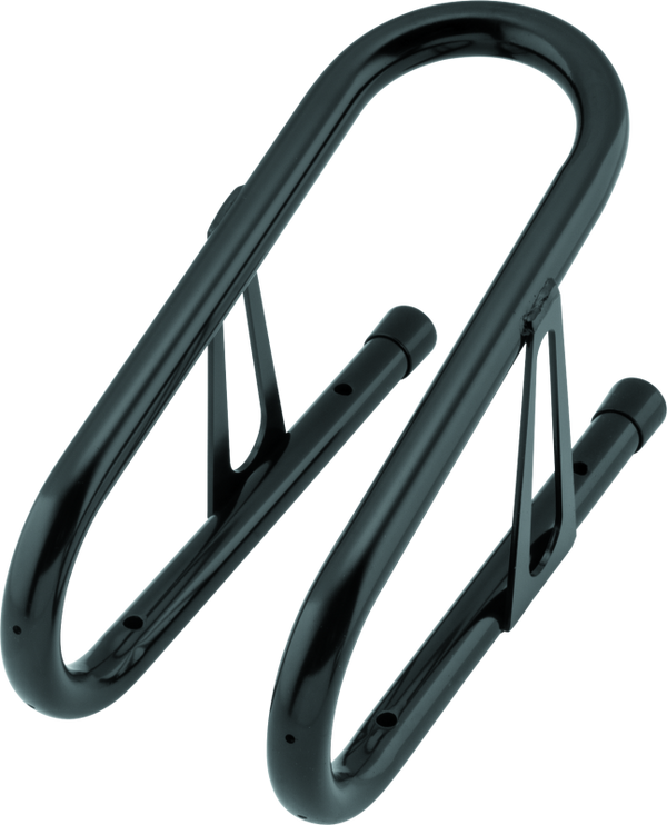 BikeMaster 3-1/2in Wheel Chock - Black - Bull Strap