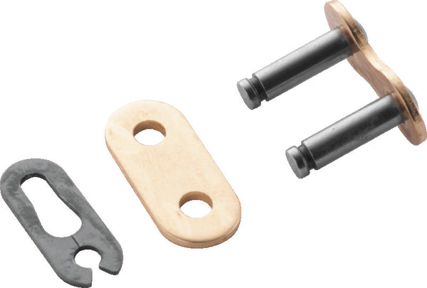 BikeMaster 420H Chain Master Link - Gold - Bull Strap